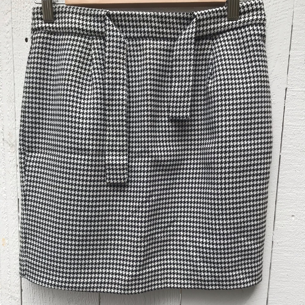 Houndstooth LOFT Skirt Petite